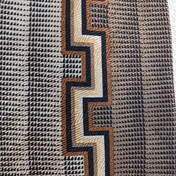 Screenplay by Martin Wong Men's Tie Size 62" Geometric Aztec Indian - Picture 3 of 5